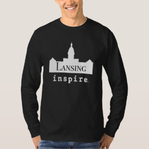 inspire Lansing Michigan City Travel Destination T-Shirt