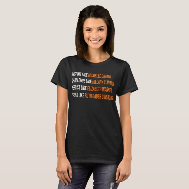 Inspire like Michelle Obama T-Shirt (Front Full)
