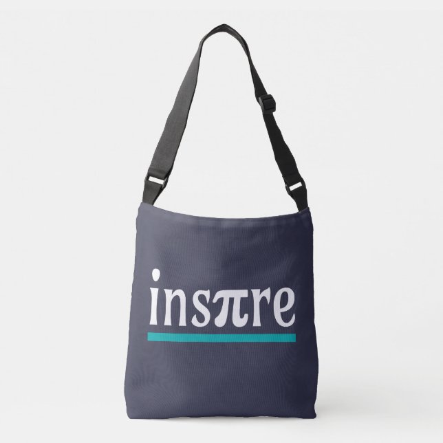 Inspire Math Pun Funny Inspirational Crossbody Bag (Front)