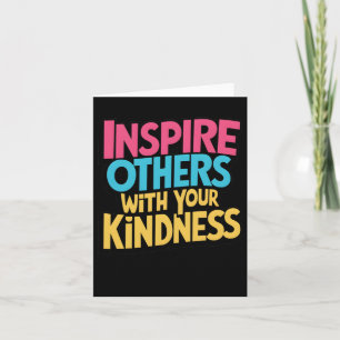 Inspire Others With Your Kindness Sticker1 Card