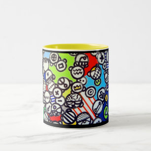 Inspire` par dubuffet Two-Tone coffee mug