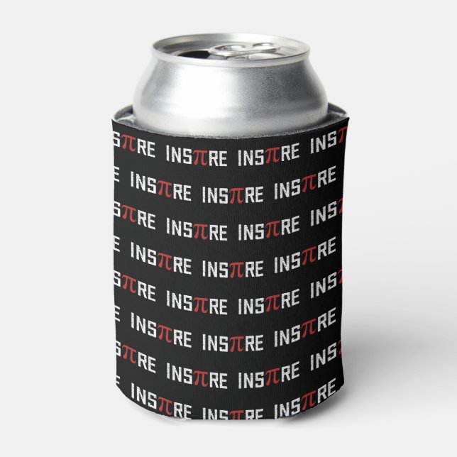 InsPire Pi day | Happy Pi day Math Can Cooler (Can Front)