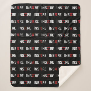 InsPire Pi day   Happy Pi day Math Sherpa Blanket