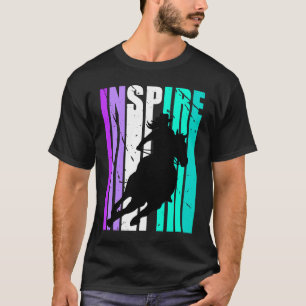 Inspire Retro Vintage Cowgirl Hat Cow Girls Rodeo T-Shirt