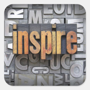 Inspire Square Sticker