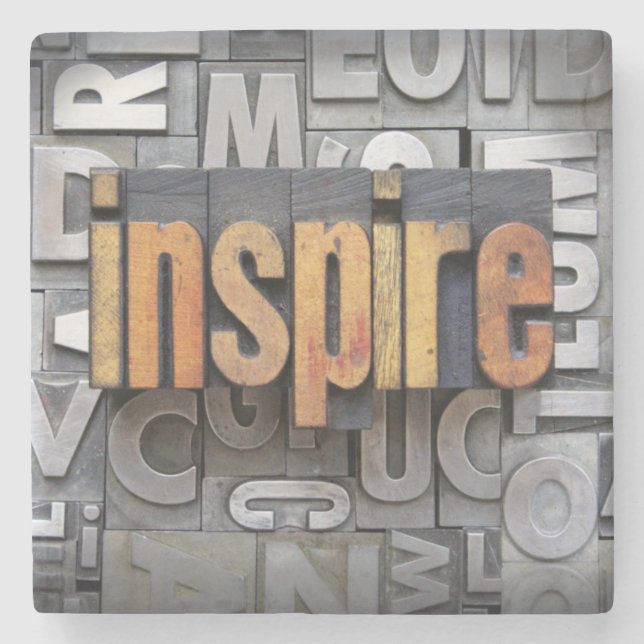 Inspire Stone Coaster (Front)