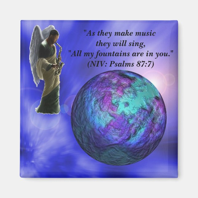 Inspire the World Scripture Magnet (Front)