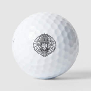 Inspired Baboon Face Golf Balls