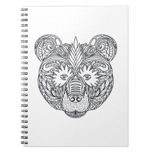 Inspired Bear Spiral Notebook