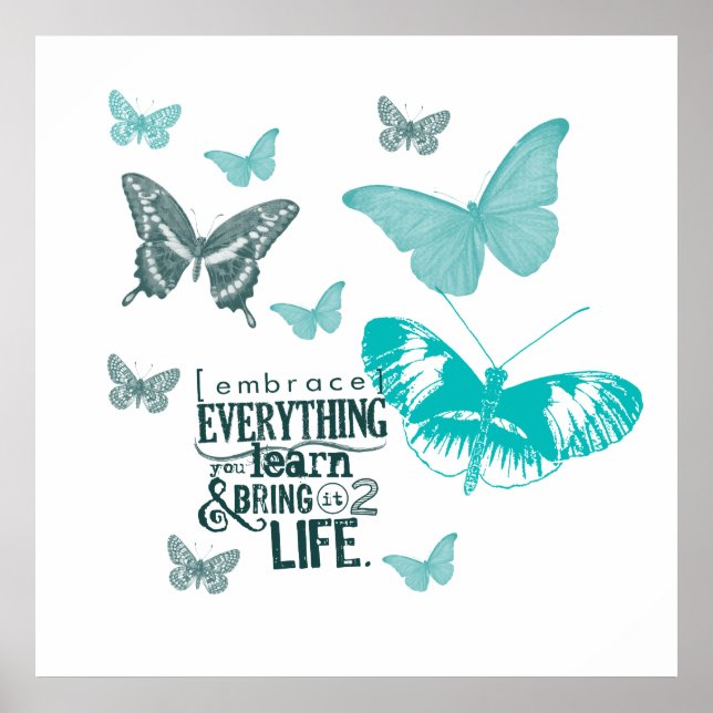 Inspired Butterflies Life Poster (Front)