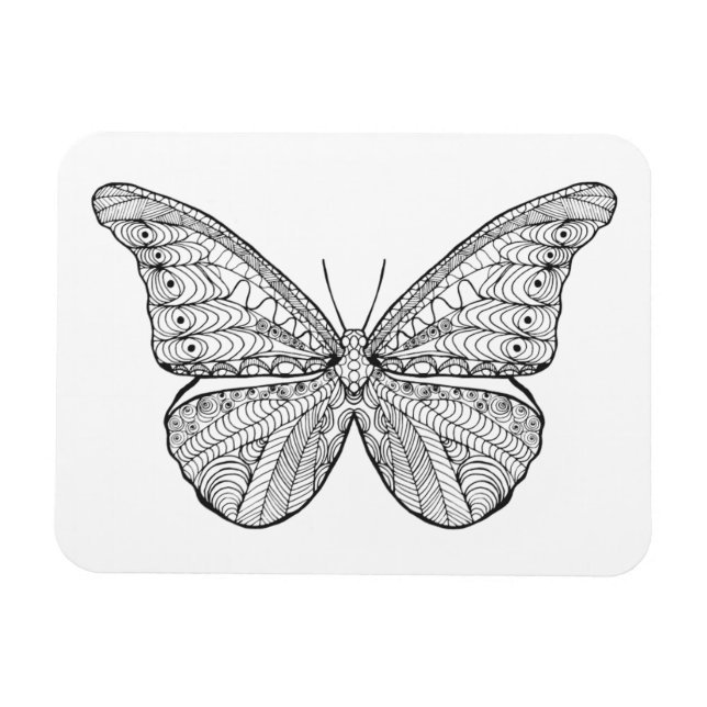 Inspired Butterfly Magnet (Horizontal)