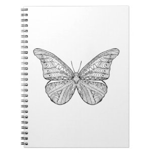 Inspired Butterfly Spiral Notebook