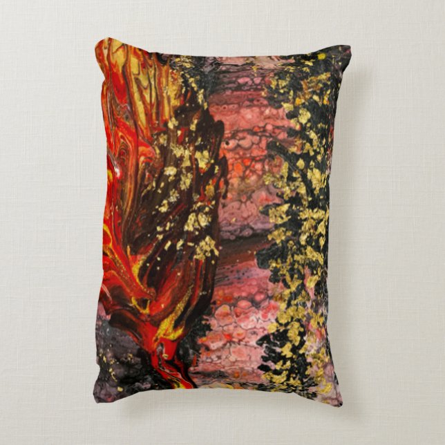 Inspired by California's Fires Decorative Cushion (Back(Vertical))