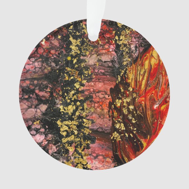 Inspired by California's Fires  Ornament (Front)