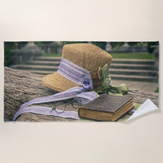 inspired by Mary Bennet- Regency themed Beach Towel