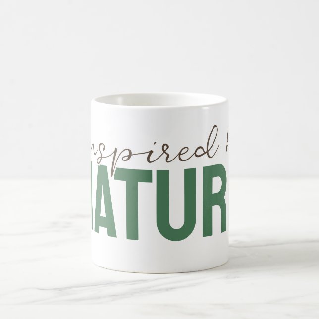 inspired by nature coffee mug  (Center)
