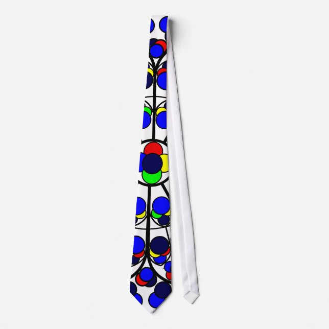 Inspired by South Rose Window, Notre-Dame de Paris Tie (Front)