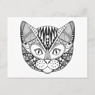 Inspired Cat Postcard