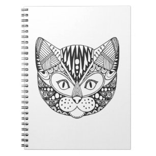 Inspired Cat Spiral Notebook