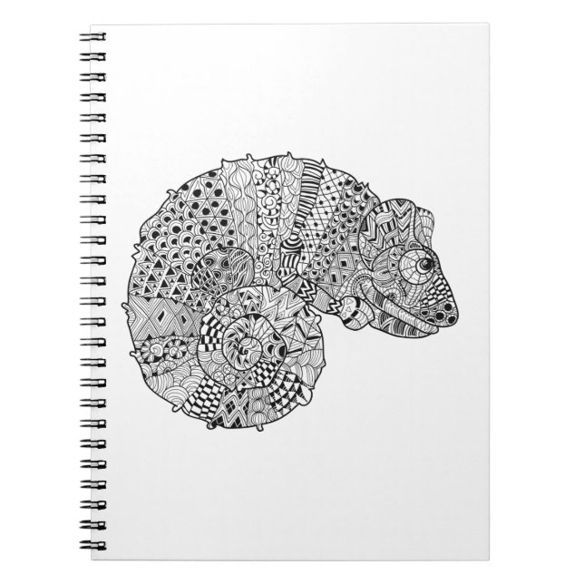 Inspired Chameleon 2 Spiral Notebook (Front)