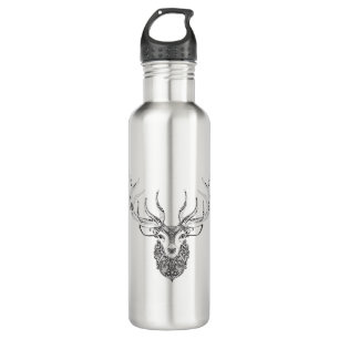 Inspired Deer Horned Head 710 Ml Water Bottle