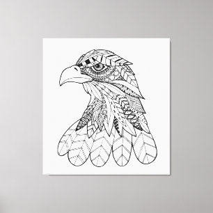 Inspired Eagle 11 Canvas Print