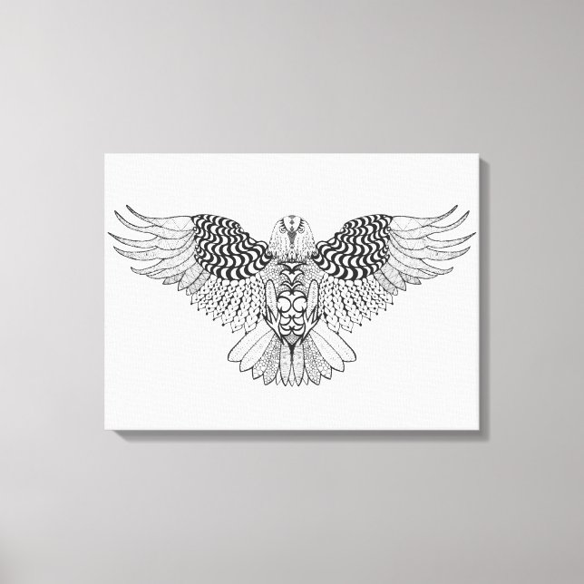 Inspired Eagle 2 Canvas Print (Front)