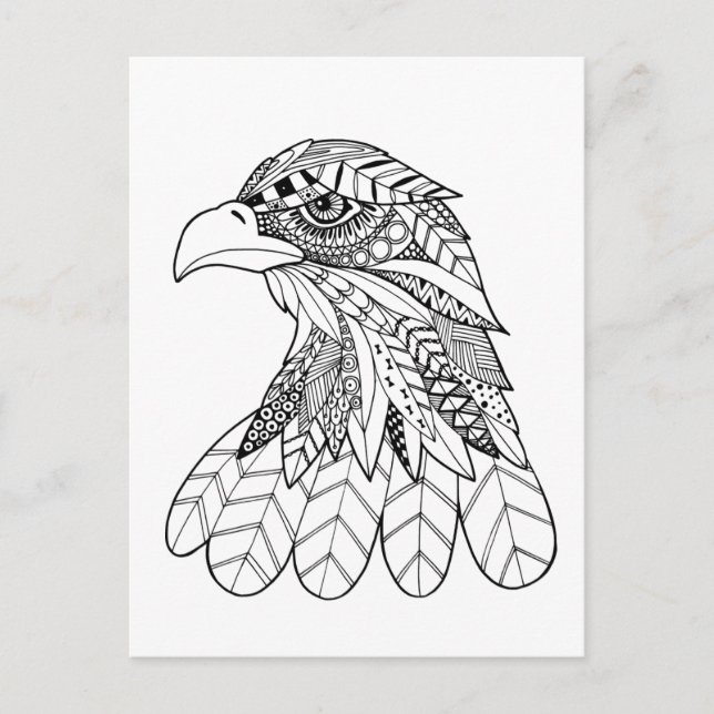 Inspired Eagle Postcard (Front)