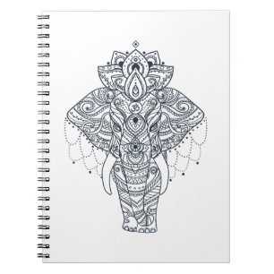 Inspired Elephant Spiral Notebook