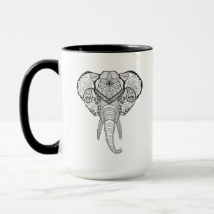 Inspired Elphant Head Mug