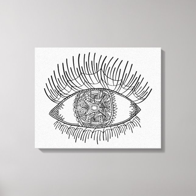Inspired Eye 6 Canvas Print (Front)