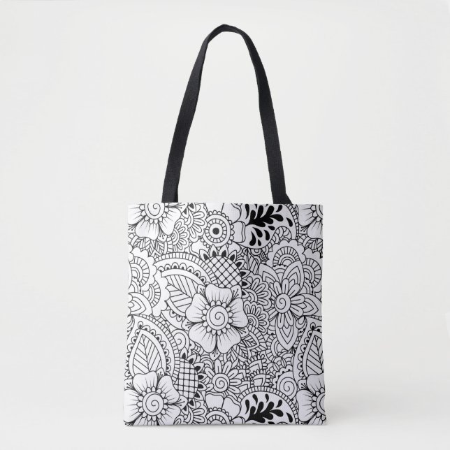 Inspired Flowers 2 Tote Bag (Front)