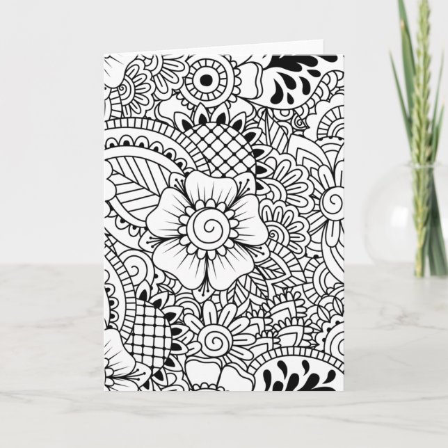 Inspired Flowers Card (Front)