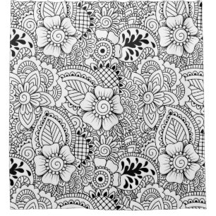 Inspired Flowers Shower Curtain