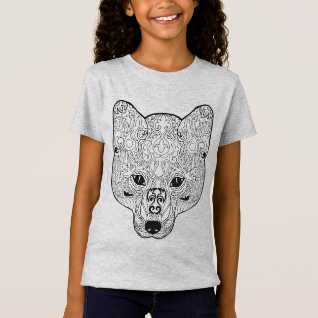 Inspired Fox Head T-Shirt (Front)