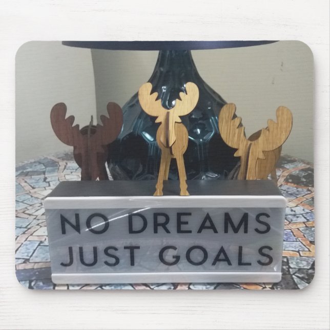 Inspired Goals No Reindeer Amazing Dreams Pattern Mouse Pad (Front)