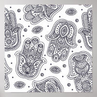 Inspired Hand Drawn Hamsa 2