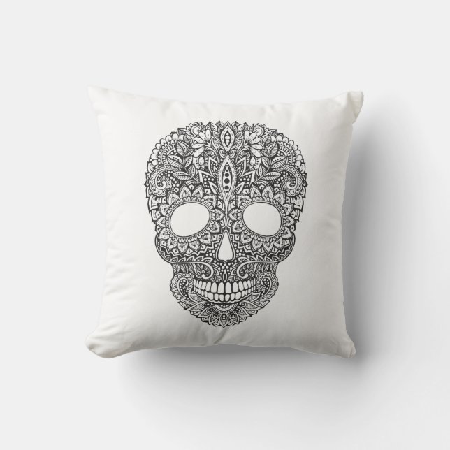 Inspired Human Skull Cushion (Front)
