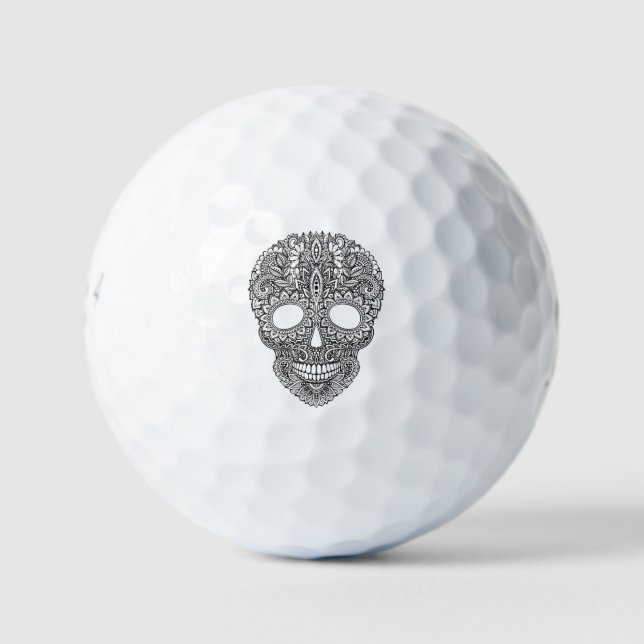 Inspired Human Skull Golf Balls (Front)