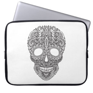 Inspired Human Skull Laptop Sleeve