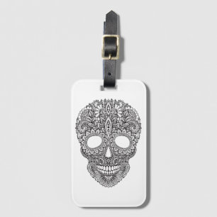 Inspired Human Skull Luggage Tag