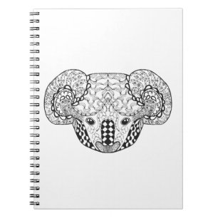 Inspired Koala Bear Spiral Notebook
