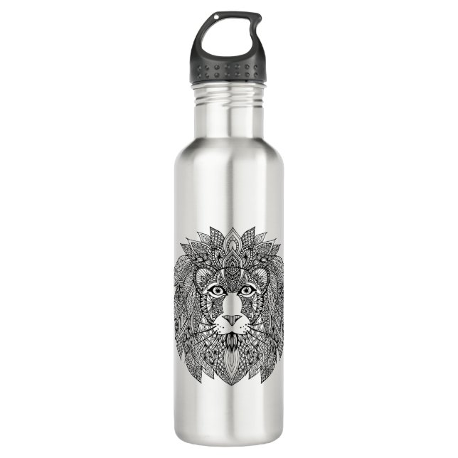 Inspired Lion Head 4 710 Ml Water Bottle (Front)