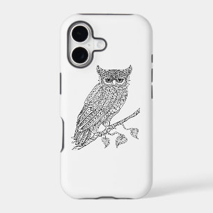 Inspired Magic Owl Sitting On Branch