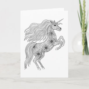 Inspired Magic Unicorn Card
