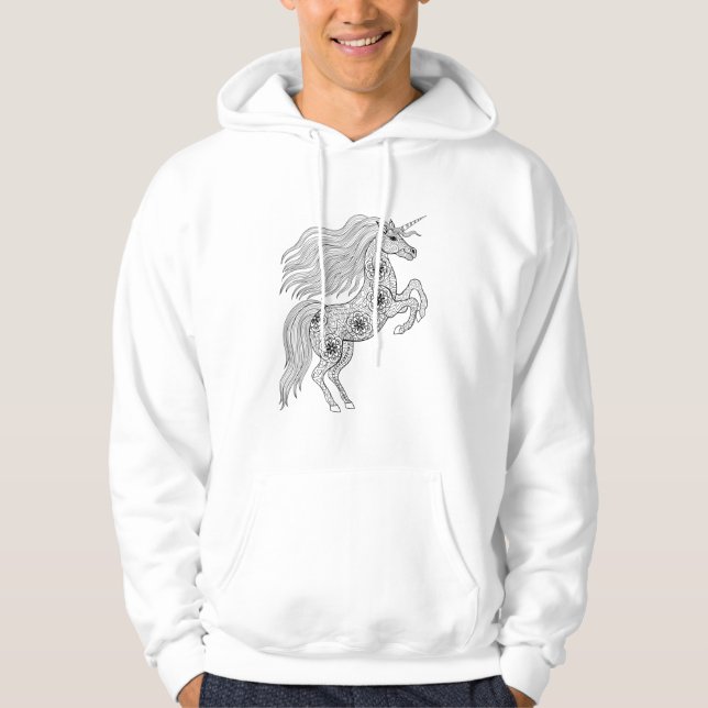 Inspired Magic Unicorn Hoodie (Front)