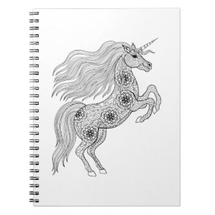 Inspired Magic Unicorn Spiral Notebook