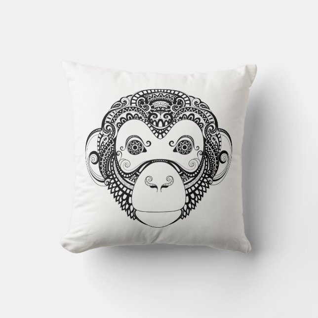 Inspired Monkey Design Cushion (Front)