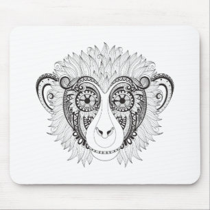 Inspired Monkey Mouse Pad