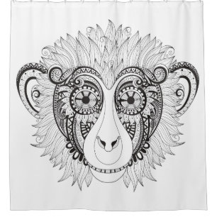 Inspired Monkey Shower Curtain